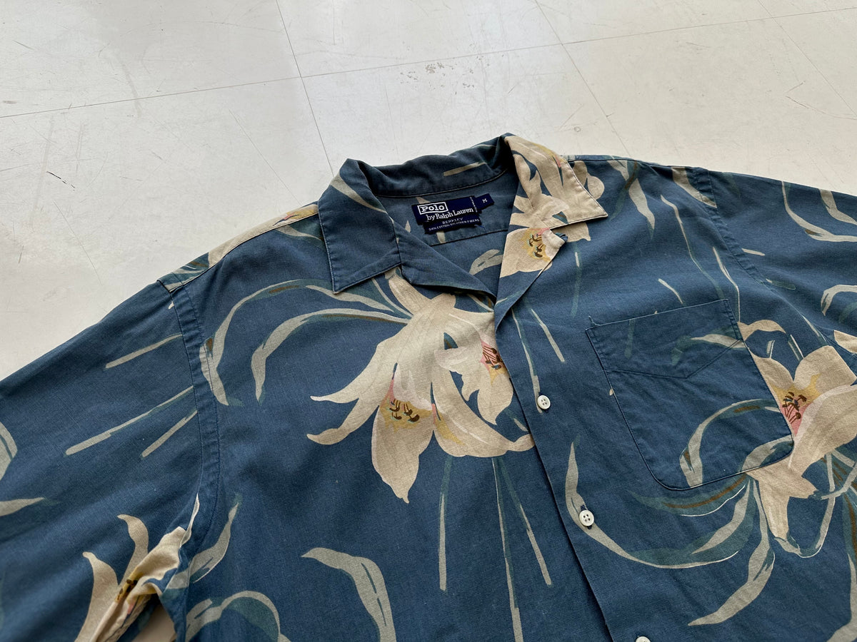 90s Polo Ralph Lauren BERKLEY Lily Loop Shirt M – NO BURCANCY