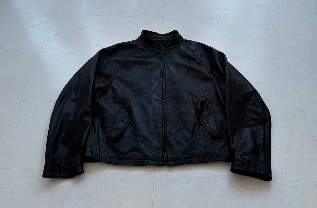 【archive】90s Leather Swing-top jacket