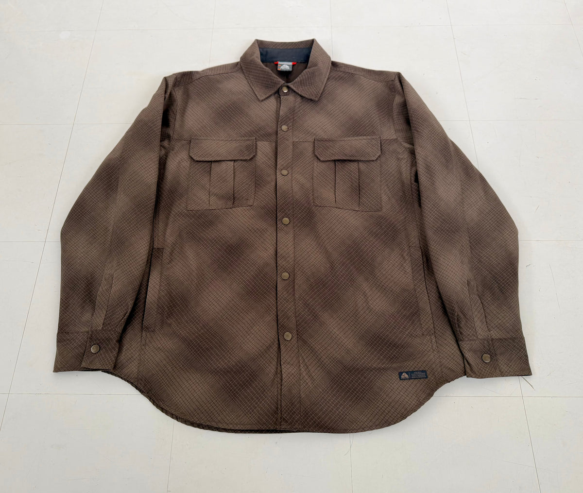 Nike ACG ShadowPlaid Shirt Jacket XL Brown – NO BURCANCY