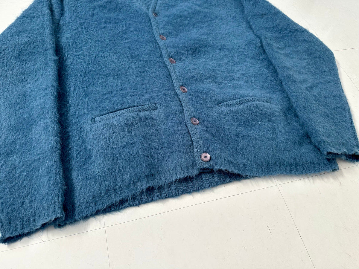 60s Catalina Mohair Cardigan XL Turquoise – NO BURCANCY