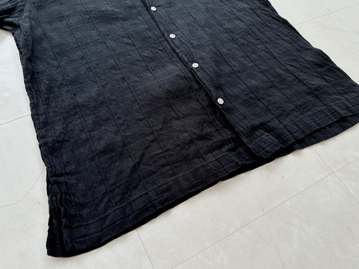 90s Ralph Lauren Shirt CALDWELL XLサイズ 黒！ 90s ralphlauren caldwell シルクコットン オープンカラーシャツ