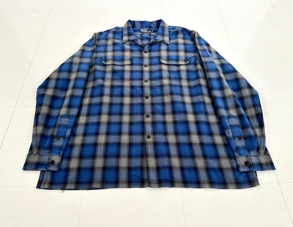 90s ラルフローレン HERITAGE SKI CAMP ネルシャツ XXL 90s Polo Ralph Lauren HERITAGE SKI CAMP ShadowPlaid L/S Shirt XL