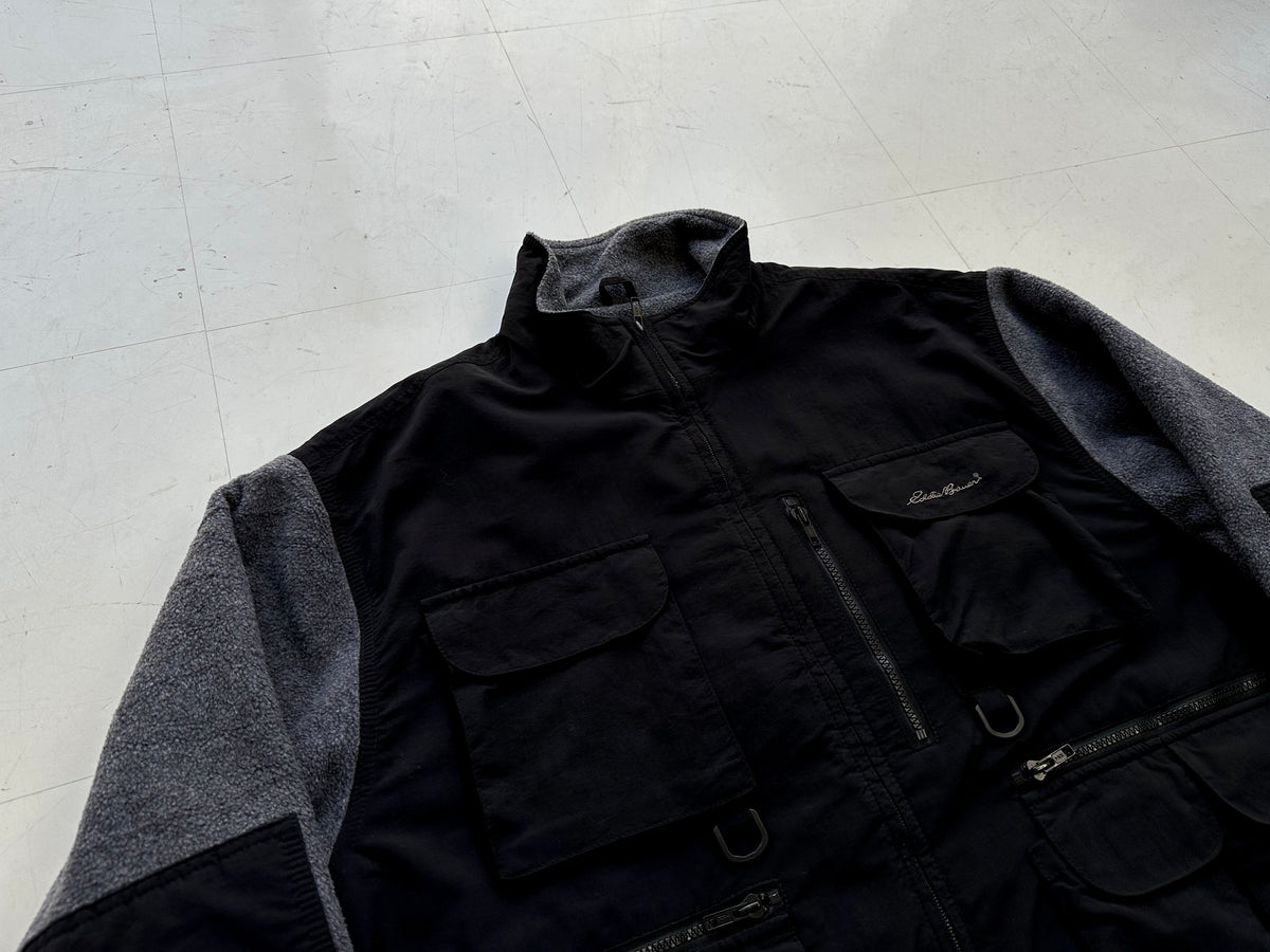 90s Eddie Bauer Fleece Wading Jacket XL Black – NO BURCANCY 90s Eddie Bauer Fleece Wading Jacket XL Black – NO BURCANCY