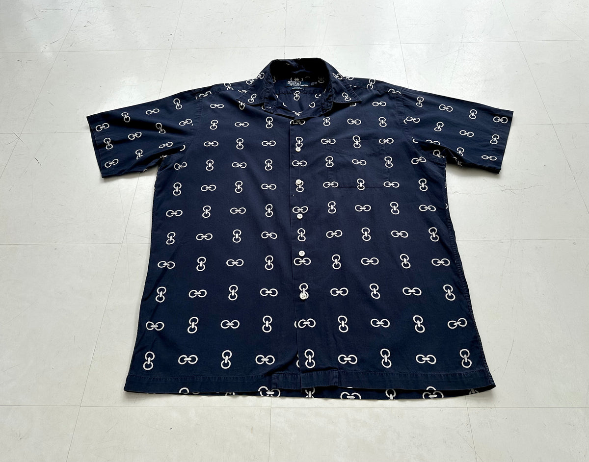 超スペシャル 90s ラルフローレン LANCE チェーン 半袖シャツ XL 超スペシャル 90s ラルフローレン LANCE チェーン 半袖シャツ XL
