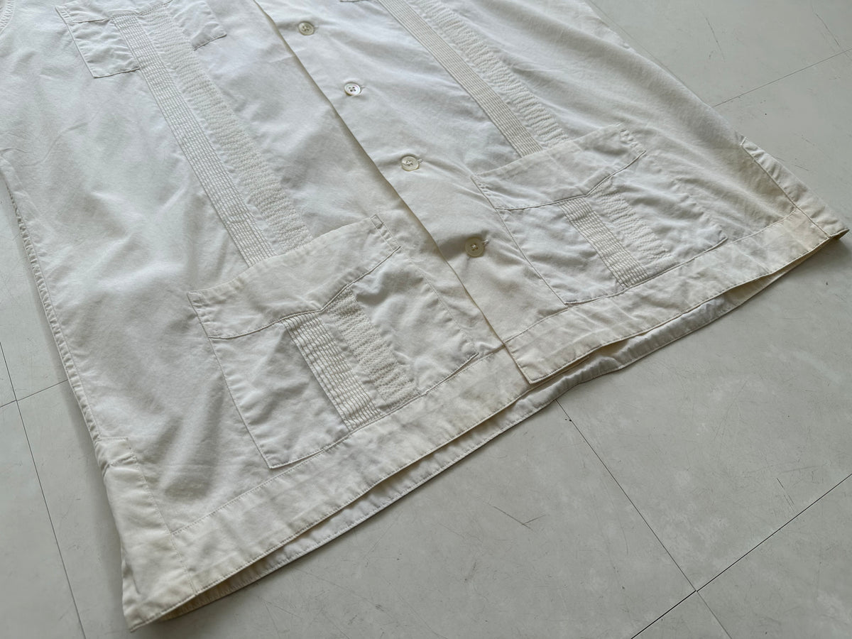 90s Polo Ralph Lauren JAVA Cuba shirt M White – NO BURCANCY