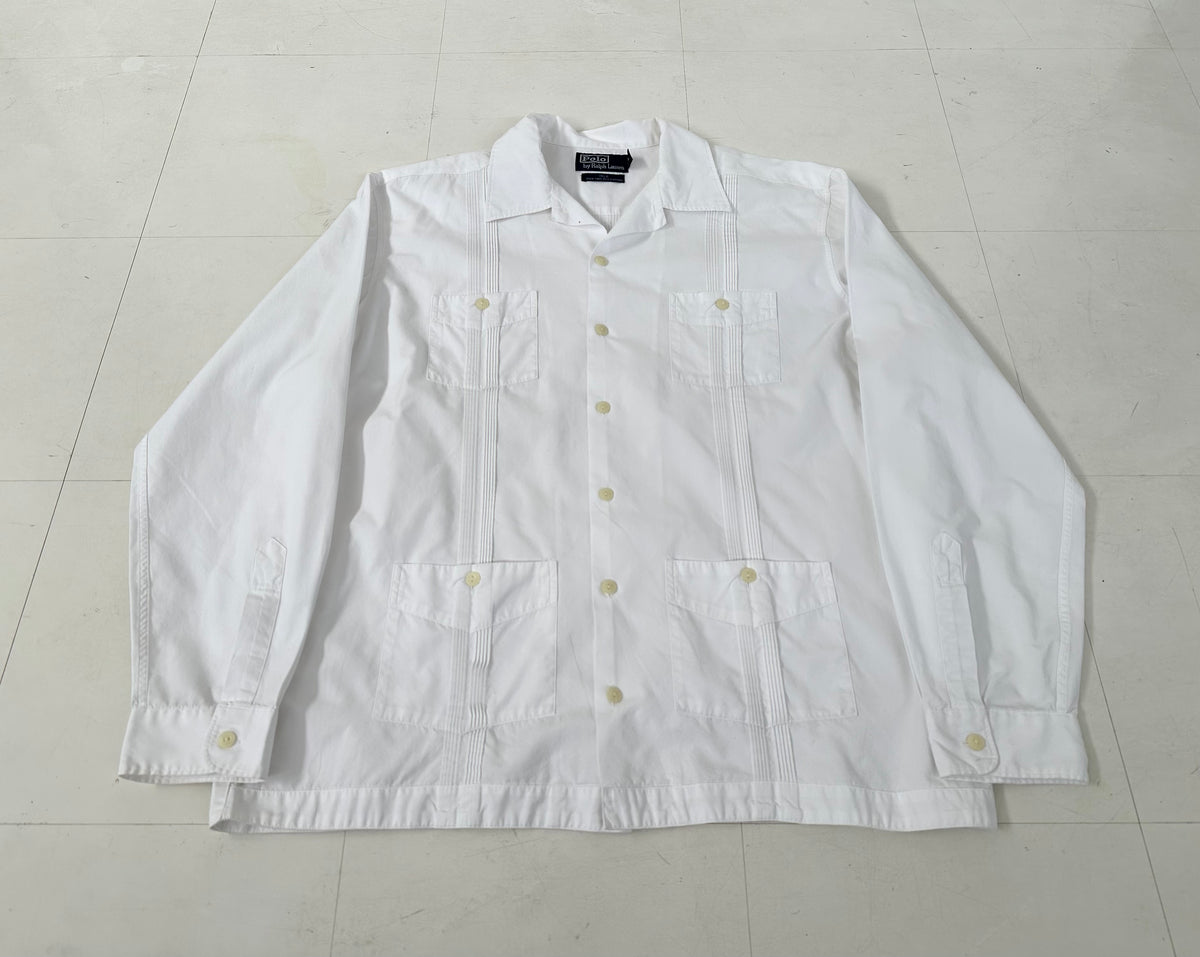 90s Polo Ralph Lauren Cuba Shirt Lサイズ 90s Polo Ralph Lauren Cuba Shirt Lサイズ