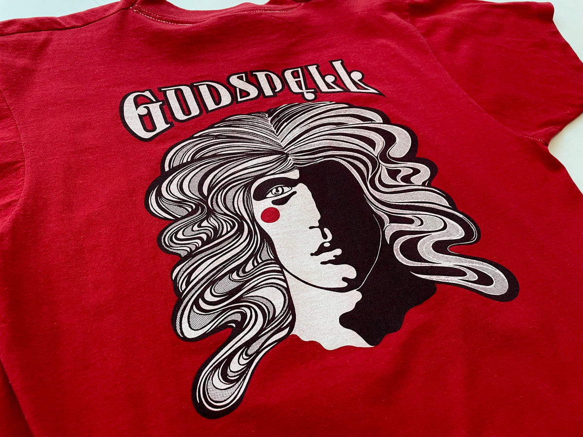 ヴィンテージ GODSPELL Tシャツ 90s Vintage GODSPELL T-shirt L Red – NO BURCANCY