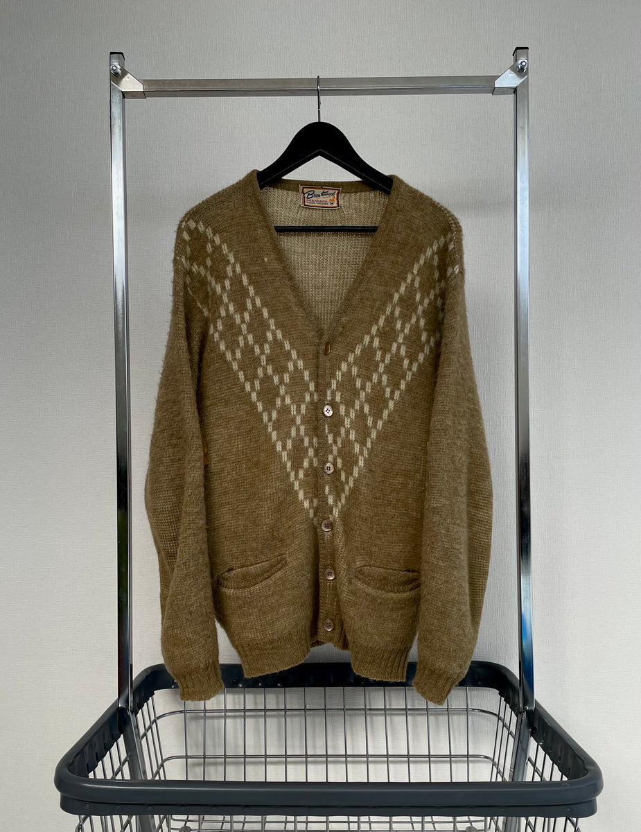 60s Brentwood Alpaca V Cardigan M LightBrown – NO BURCANCY 60s Brentwood Alpaca V Cardigan M LightBrown – NO BURCANCY
