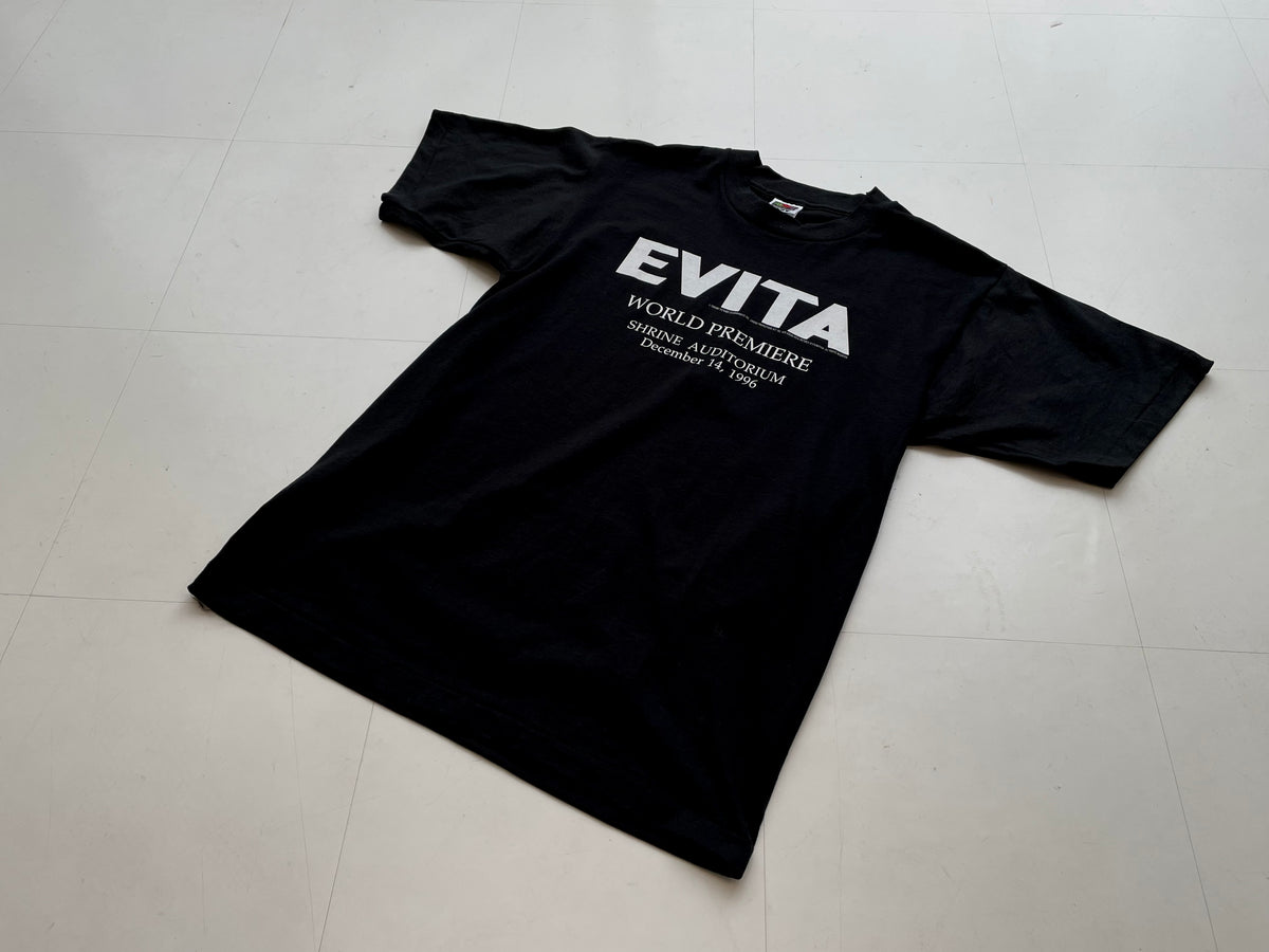 90s Vintage EVITA Movie T Shirt L Black