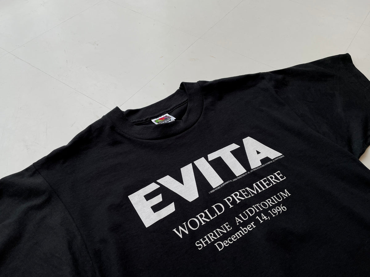 90s Vintage EVITA Movie T Shirt L Black – NO BURCANCY