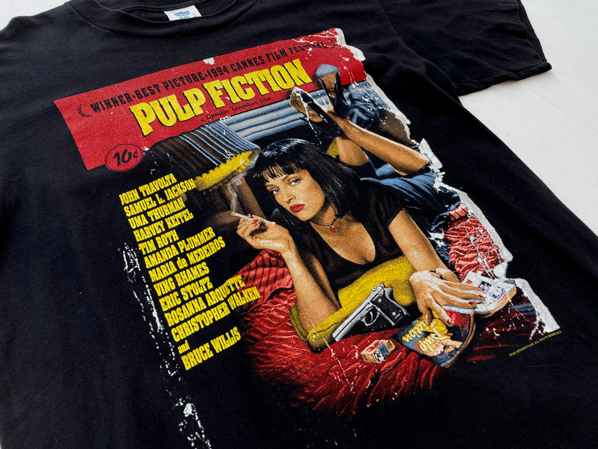 90s PULP FICTION ユマサーマン Tシャツ XL ビンテージ 90年代 パルプ 