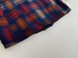 40s Vintage Shadow Plaid Wool Work Coat