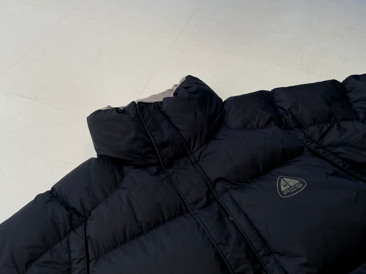 90s NIKE ACG Puffer Jacket L Black – NO BURCANCY