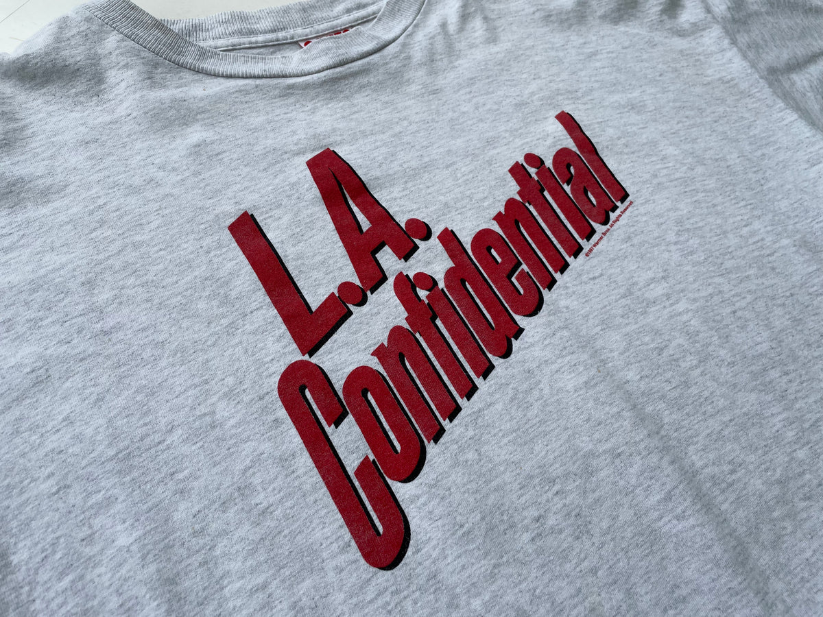 90s Vintage L.A.Confidential T-shirt XL Gray – NO BURCANCY