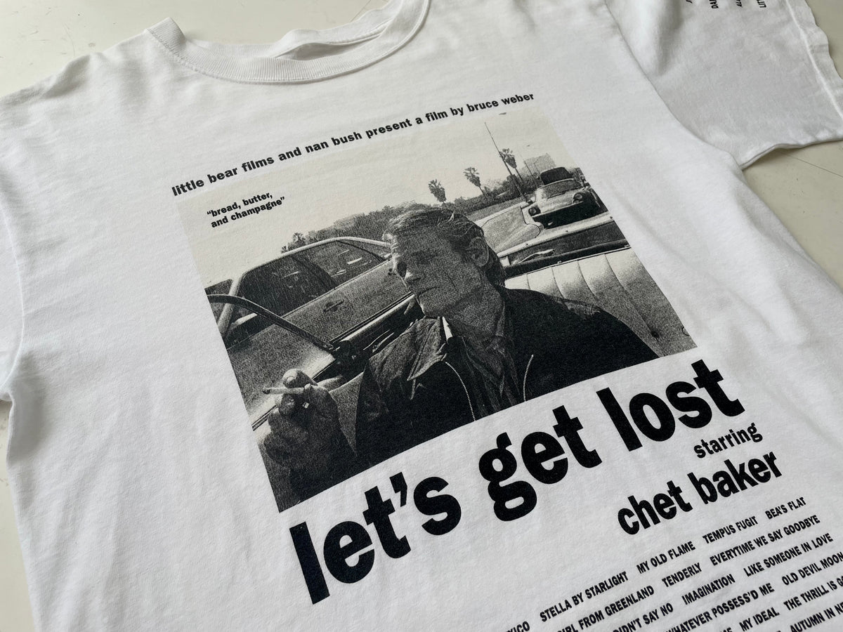 Vintage BRUCE WEBER “Let's get lost”T-shirt White – NO 