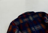 40s Vintage Shadow Plaid Wool Work Coat