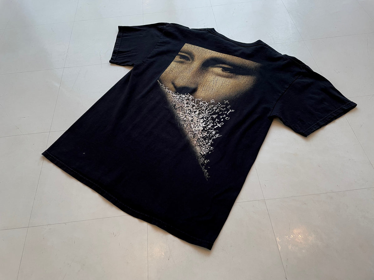 Vintage DA VINCI CODE Mona Lisa T-shirt L Black – NO BURCANCY 