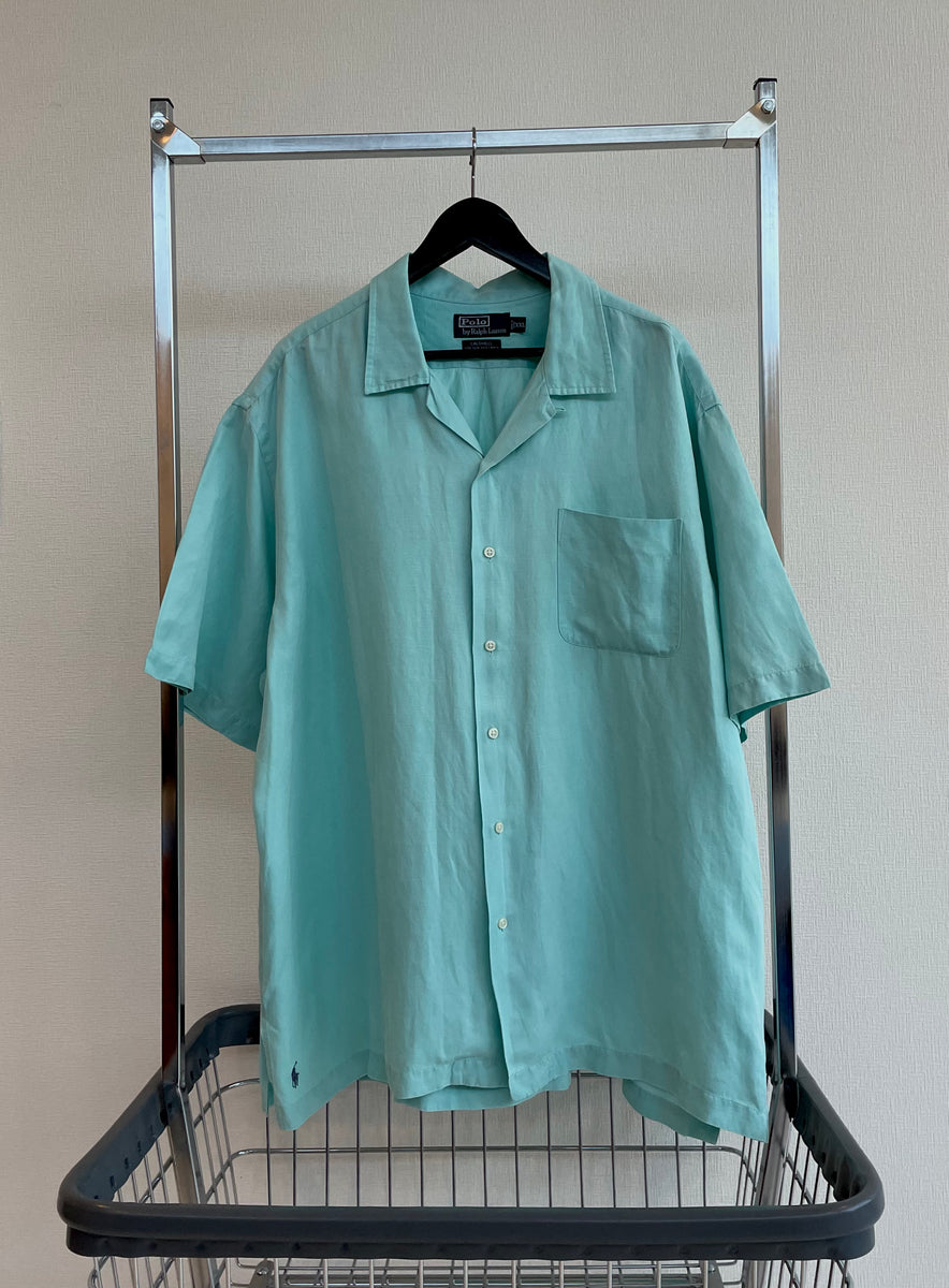 90s Ralph Lauren Caldwell ティファニーブルー XL 90s Ralph Lauren 