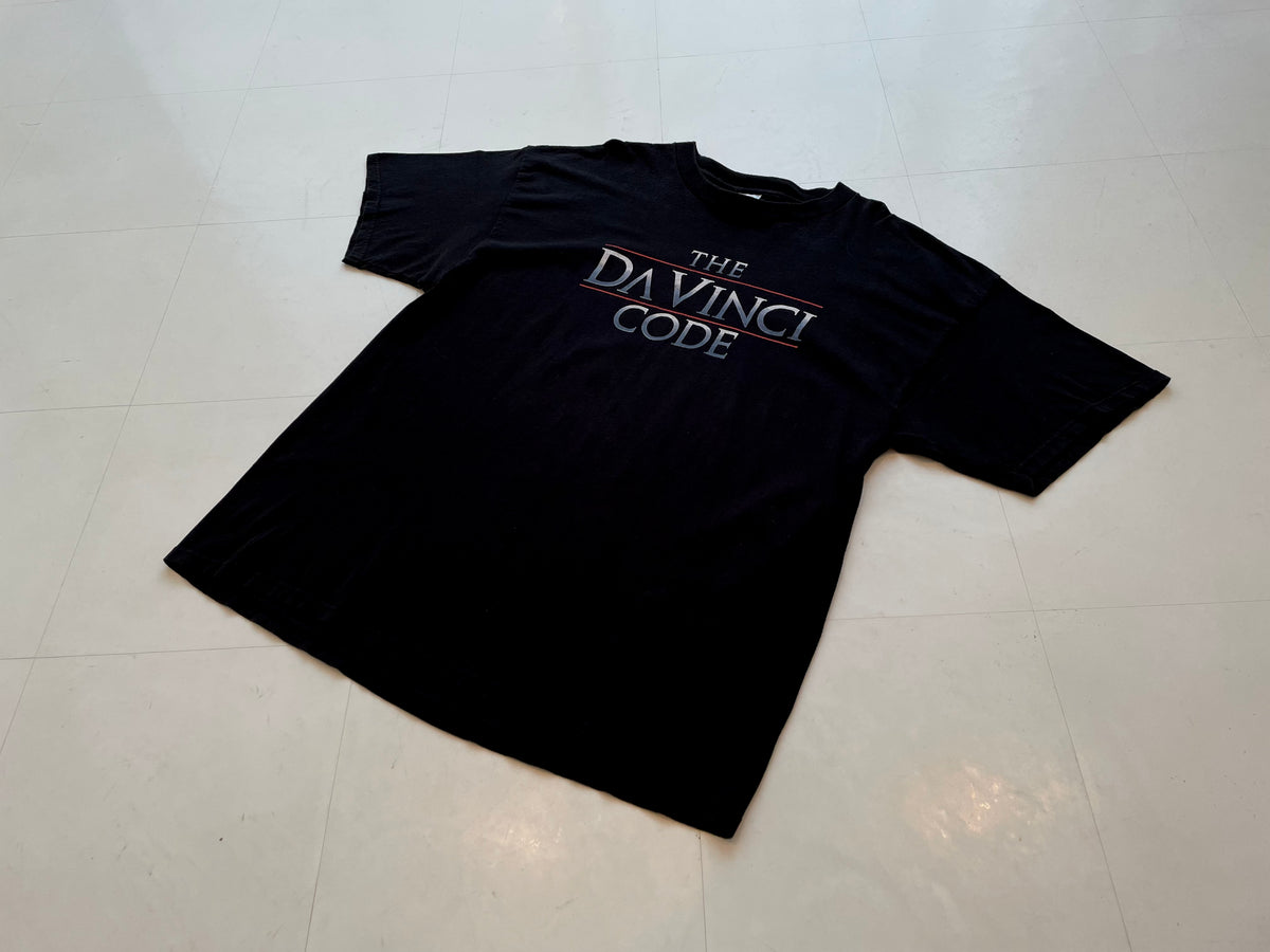 Vintage DA VINCI CODE T-shirt XL Black – NO BURCANCY