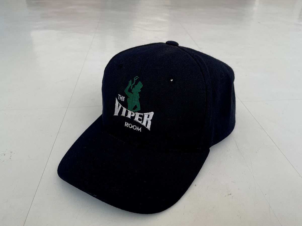 THE VIPER ROOMブラックビーニー　ジョニー・デップ　ビンテージ90s THE VIPER ROOMブラックビーニー ジョニー・デップ ビンテージ