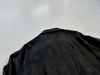 90s Polo Ralph Lauren Leather Swing Top Jacket XL Black