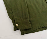 70s PENDLETON Plane Wool Loop Shirt M Olive