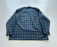 90s Pendleton ShadowPlaid Board Shirt XL Navy