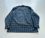 90s Pendleton ShadowPlaid Board Shirt XL Navy