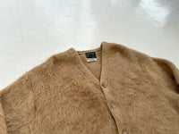 60s TOWNCRAFT Mohair Cardigan M Camel