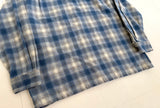 90s PENDLETON Shadow Plaid Board Shirt M Turquoise
