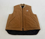 90s Carhartt Duck Vest XL Brown