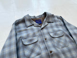 90s Pendleton ShadowPlaid Board Shirt L Turquoise
