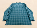 90s Pendleton Shadow Plaid Board Shirt M Turquoise