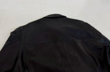 90s Polo Ralph Lauren Leather CarCoat XL Black