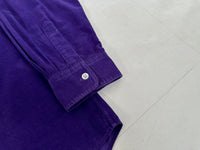 90s Polo Ralph Lauren Corduroy L/S Shirt XL DeepPurple