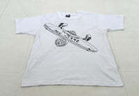 90s Spaceship Movies T-shirt XL White