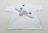 90s Spaceship Movies T-shirt XL White