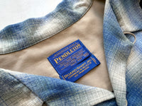 90s Pendleton Shadow Plaid Board Shirt XXL Blue