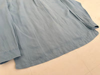 90s Polo Ralph Lauren Silk&Linen L/S Shirt XL LightBlue