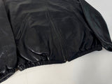 90s Polo Ralph Lauren Leather SwingTop jacket L Black