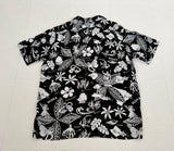 90s Polo Ralph Lauren Hawaiian Rayon Shirt L Black