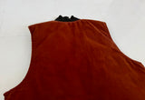 00s Carhartt Duck Vest L CLY Burgundy