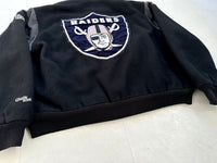 CHALK LINE NFL RAIDERS Varsity Jacket XL Black