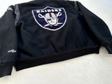 CHALK LINE NFL RAIDERS Varsity Jacket XL Black