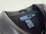 90s Polo Ralph Lauren Leather CarCoat XL