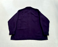 90s Polo Ralph Lauren Rayon L/S Loop Shirt L Deep Purple