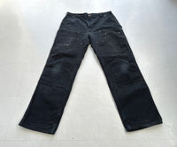 Carhartt Double Knee Pants 40x36 Black N13