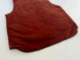 00s Carhartt Duck Vest L CLY Burgundy