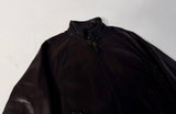 90s Polo Ralph Lauren Leather Harrington Jacket M Black