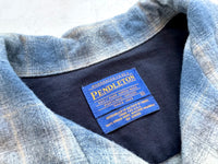 90s Pendleton ShadowPlaid Board Shirt M Turquoise